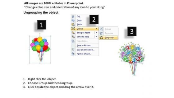 Happy Birthday Balloons PowerPoint Slides Editable Ppt Templates