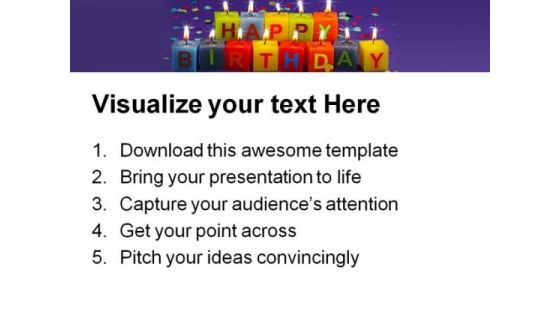 Happy Birthday Candles01 Events PowerPoint Templates And PowerPoint Backgrounds 0311