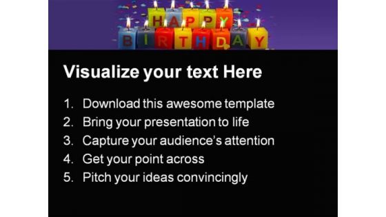 Happy Birthday Candles01 Events PowerPoint Templates And PowerPoint Backgrounds 0311