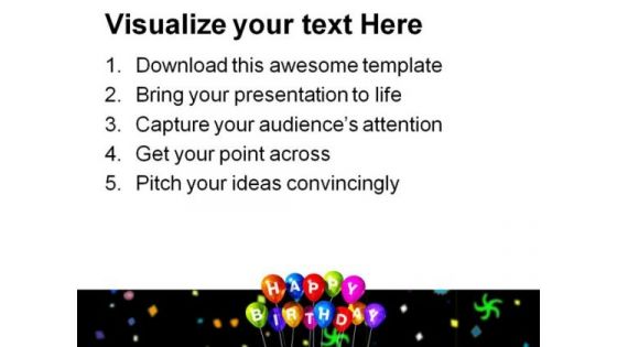 Happy Birthday Festival PowerPoint Templates And PowerPoint Backgrounds 0211