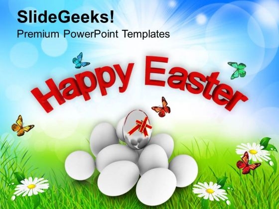 Happy Easter Day Religious Festival PowerPoint Templates Ppt Backgrounds For Slides 0313