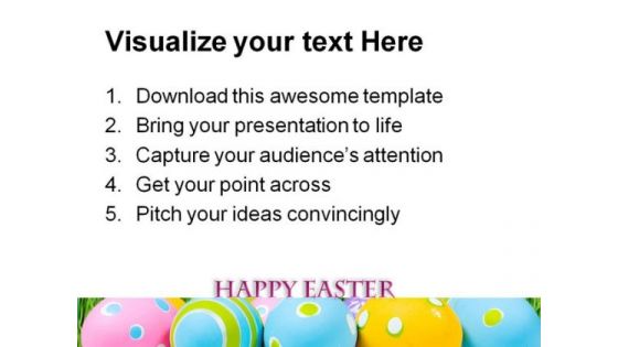 Happy Easter Festival PowerPoint Themes And PowerPoint Slides 0711