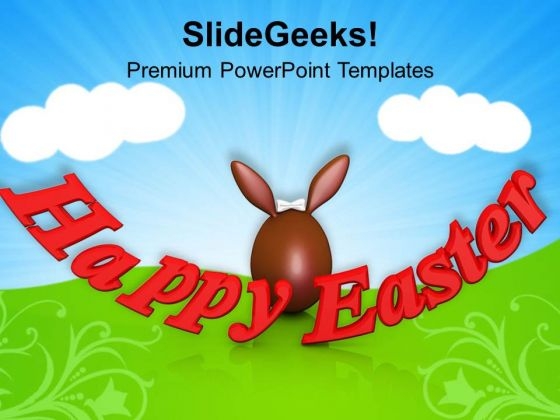 Happy Easter Religious Festival PowerPoint Templates Ppt Backgrounds For Slides 0313