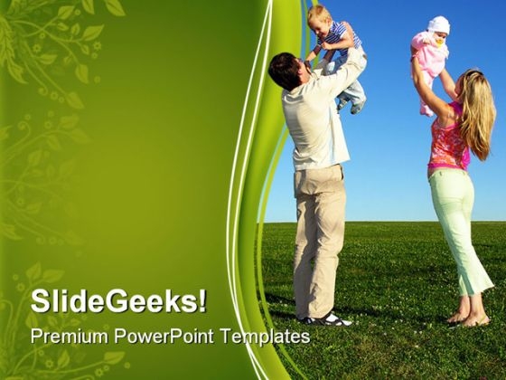 Happy Family Holidays PowerPoint Templates And PowerPoint Backgrounds 0611