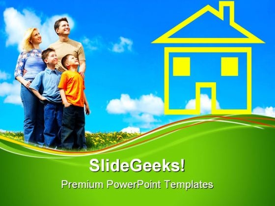 Happy Family Holidays PowerPoint Themes And PowerPoint Slides 0711