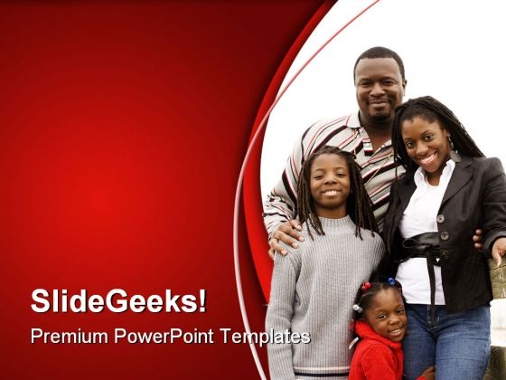 Happy Family Lifestyle PowerPoint Templates And PowerPoint Backgrounds 0611