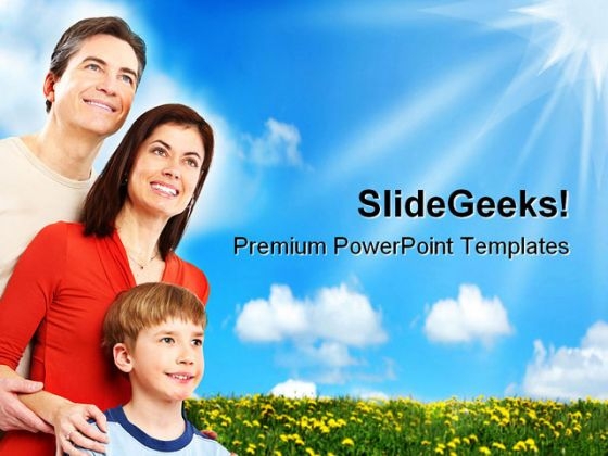 Happy Family People PowerPoint Templates And PowerPoint Backgrounds 0311