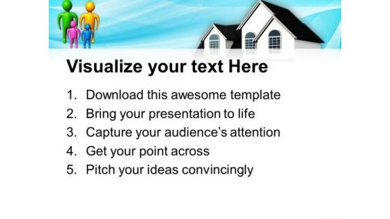 Happy Family Real Estate PowerPoint Templates And PowerPoint Themes 0712