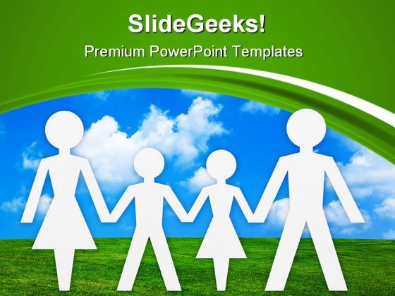 Happy Family Vacations PowerPoint Templates And PowerPoint Backgrounds 0611