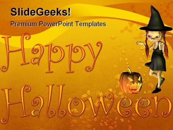 Happy Halloween01 Holidays PowerPoint Template 1010