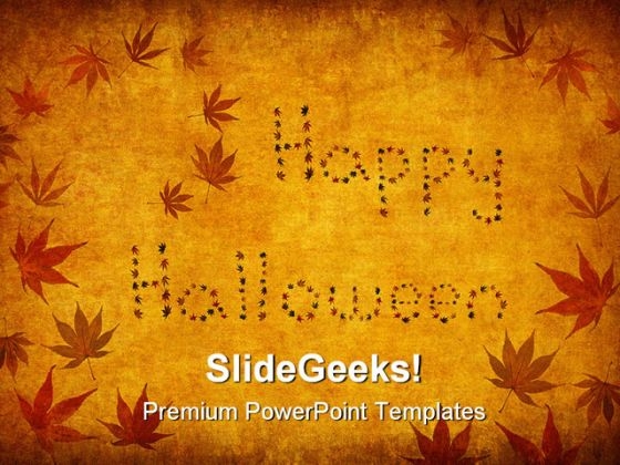 Happy Halloween Festival PowerPoint Templates And PowerPoint Backgrounds 0511