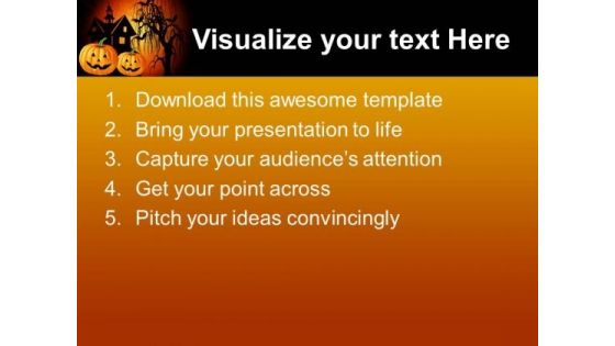 Happy Halloween Festival PowerPoint Templates And PowerPoint Themes 1012