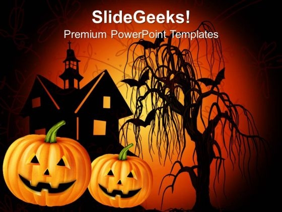 Happy Halloween Festival PowerPoint Templates And PowerPoint Themes 1012
