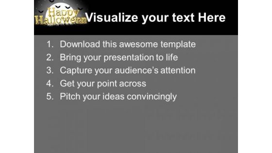 Happy Halloween Holidays PowerPoint Templates And PowerPoint Themes 1012