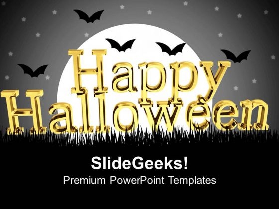 Happy Halloween Holidays PowerPoint Templates And PowerPoint Themes 1012