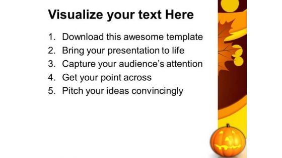 Happy Halloween Nature PowerPoint Templates And PowerPoint Themes 1012