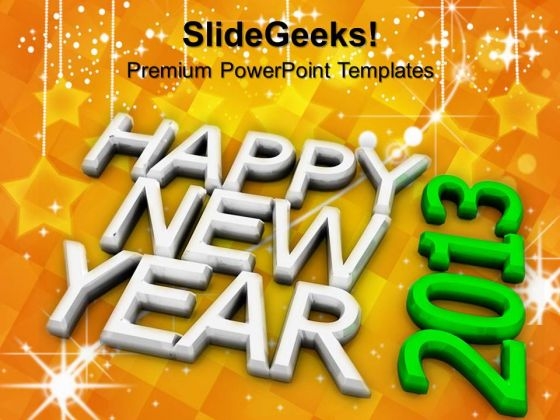 Happy New Year 2013 PowerPoint Templates And PowerPoint Themes 1012