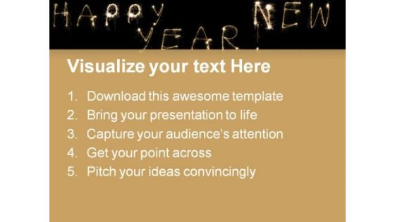Happy New Year Abstract Background PowerPoint Templates And PowerPoint Backgrounds 0811