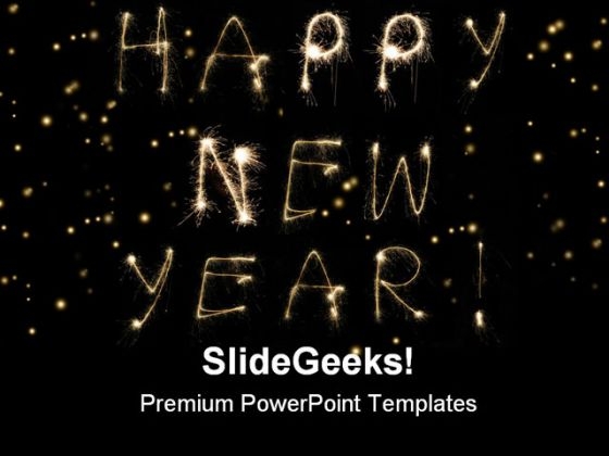 Happy New Year Abstract Background PowerPoint Templates And PowerPoint Backgrounds 0811