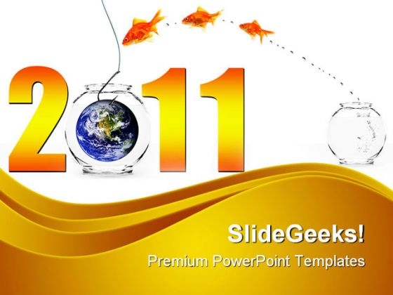 Happy New Year Business PowerPoint Themes And PowerPoint Slides 0511