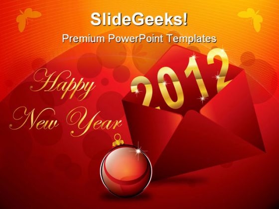 Happy New Year Holidays PowerPoint Templates And PowerPoint Backgrounds 1211