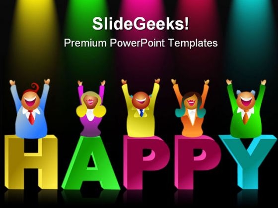 Happy People Business PowerPoint Templates And PowerPoint Backgrounds 0311