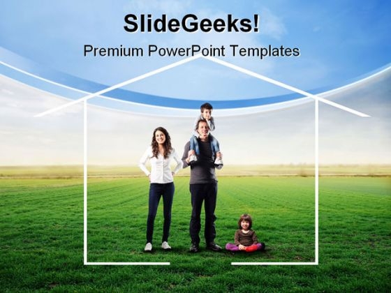 Happy People Family PowerPoint Themes And PowerPoint Slides 0811