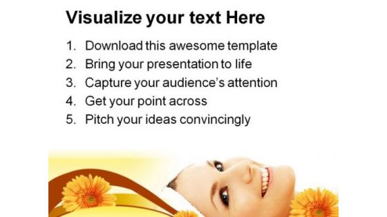 Happy Spa Beauty PowerPoint Templates And PowerPoint Backgrounds 0311