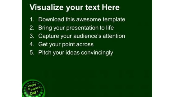 Happy St Patricks Day Celebration PowerPoint Templates Ppt Backgrounds For Slides 0313