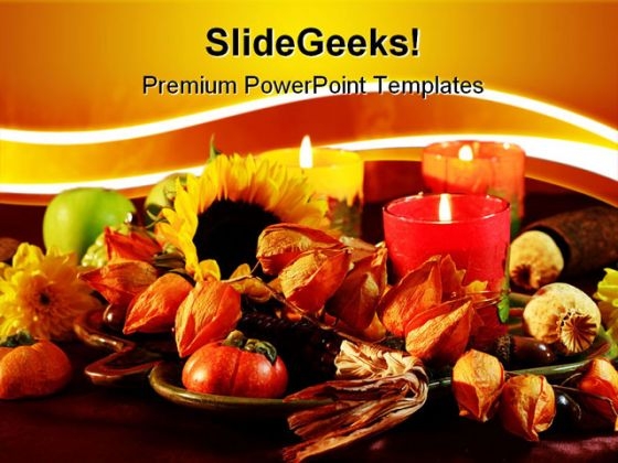 Happy Thanksgiving Festival PowerPoint Templates And PowerPoint Backgrounds 0311