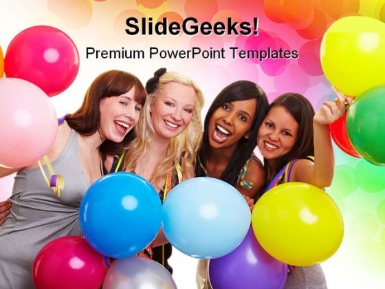 Happy Woman Youth PowerPoint Templates And PowerPoint Backgrounds 0311