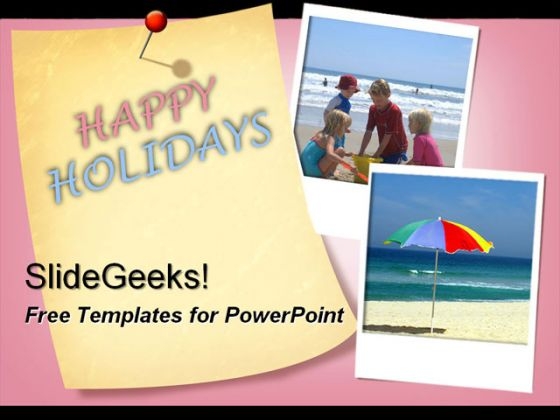 Happy Holidays PowerPoint Template