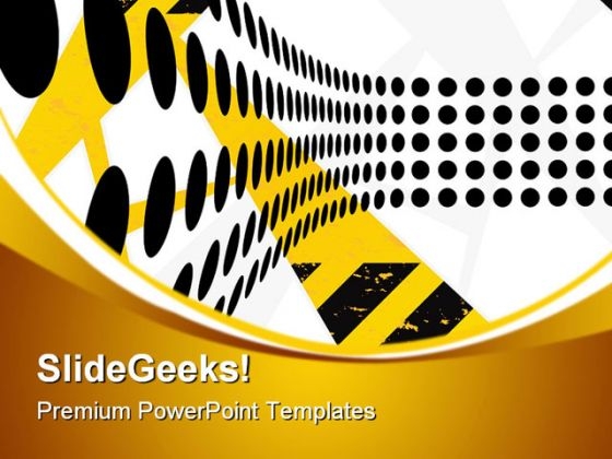 Hazard Dots Abstract PowerPoint Templates And PowerPoint Backgrounds 0811