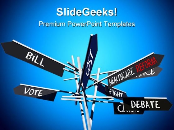 Health Care Reform Marketing PowerPoint Template 0910