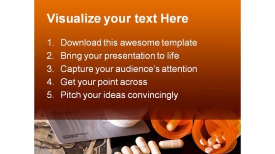 Health Insurance Medical PowerPoint Template 0610
