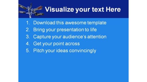 Healthcare Reform Sign Future PowerPoint Themes And PowerPoint Slides 0711