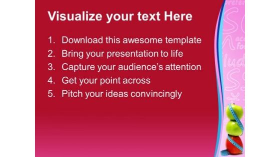Healthy Food Diet PowerPoint Templates Ppt Backgrounds For Slides 0213