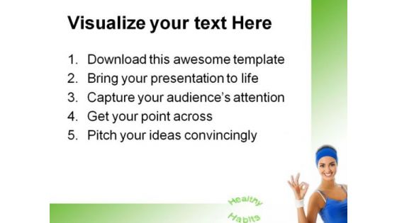 Healthy Habits People PowerPoint Themes And PowerPoint Slides 0911