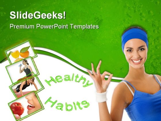 Healthy Habits People PowerPoint Themes And PowerPoint Slides 0911