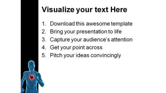 Healthy Heart Concept Medical PowerPoint Themes And PowerPoint Slides 0711