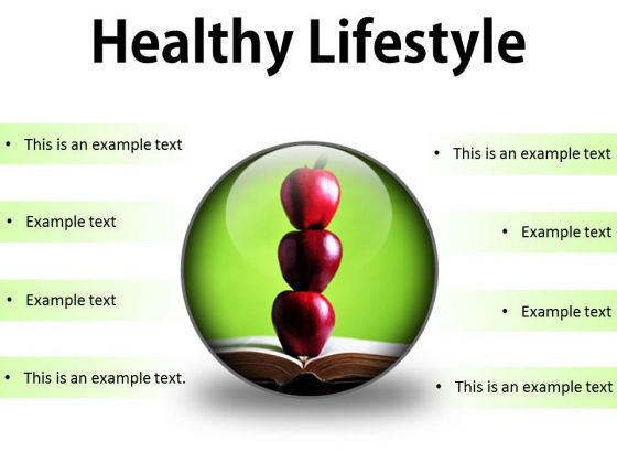 Healthy Lifestyle Food PowerPoint Presentation Slides C