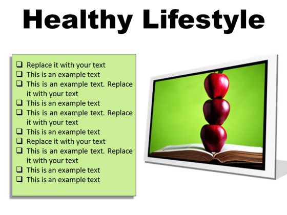 Healthy Lifestyle Food PowerPoint Presentation Slides F