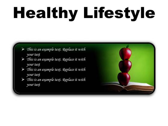 Healthy Lifestyle Food PowerPoint Presentation Slides R