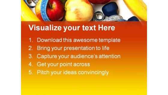 Healthy Lifestyle Health PowerPoint Themes And PowerPoint Slides 0411