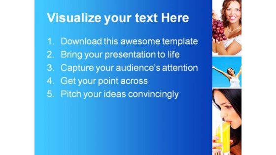 Healthy Lifestyle PowerPoint Templates And PowerPoint Backgrounds 0711