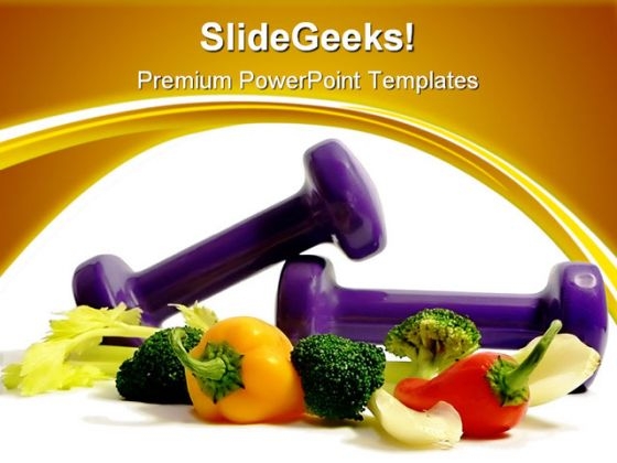 Healthy Resolution Food PowerPoint Themes And PowerPoint Slides 0411