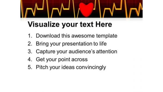 Heart Beat Medical Bg PowerPoint Templates And PowerPoint Themes 1012