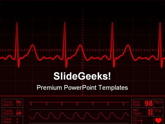 Heart Monitor Screen Medical PowerPoint Templates And PowerPoint Backgrounds 0711