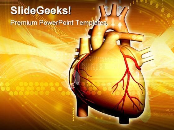 Heart Science Medical PowerPoint Backgrounds And Templates 0111