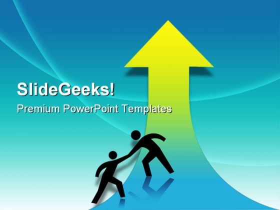 Help Business PowerPoint Template 1010